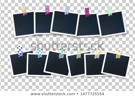 Stok fotoğraf: Colorful Polaroid Background