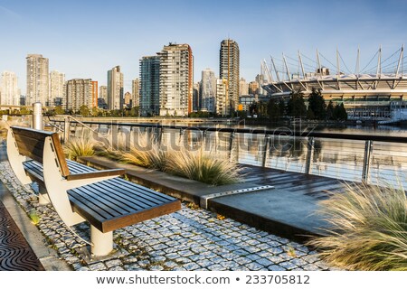 Foto stock: Vancouver Bc City Skyline Morning