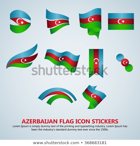 Foto d'archivio: Three Colors The Flag Of Azerbaijan