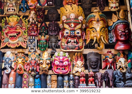 Stockfoto: Bhairab Mask From Nepal