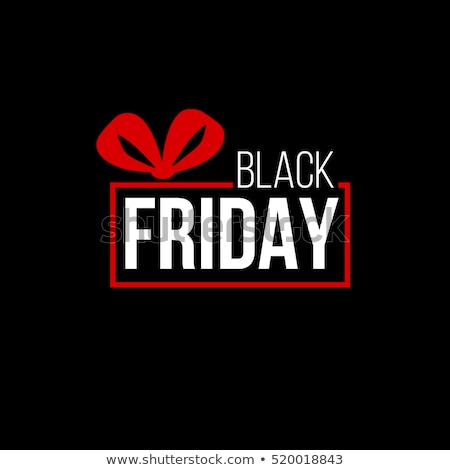 Zdjęcia stock: Black Friday Offers And Sales From Shops Stores