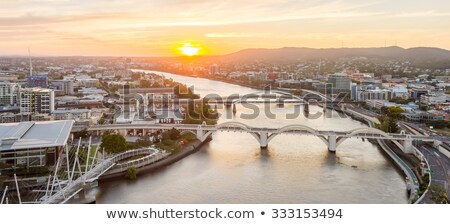 Stock photo: Brisbane City - William Jolly Bridge At Night - Queensland - Aus