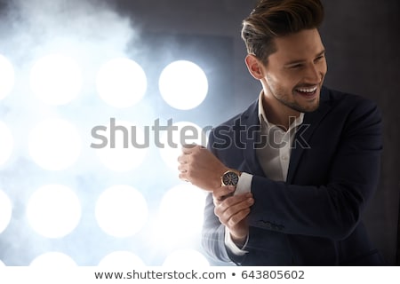 Сток-фото: Elegant Young Man In Suit