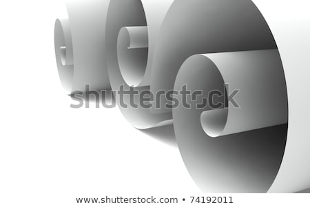Stock fotó: Loose Whitepaper Roll