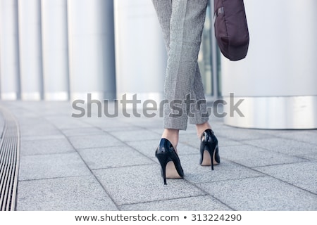 Stock photo: Female Legs And High Heels