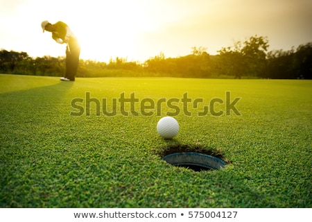 Stock fotó: Evening On A Golf Course