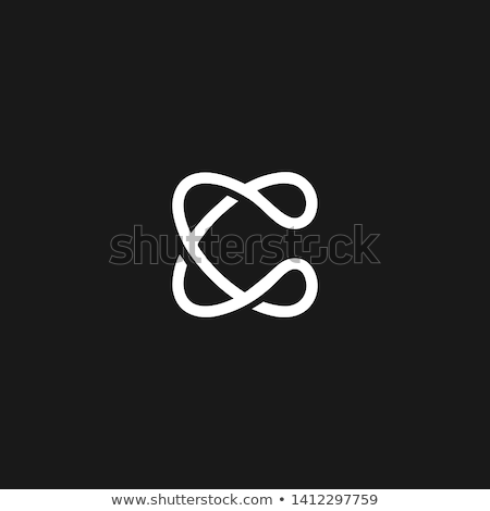 Foto stock: Logo Shapes And Icons Of Letter C