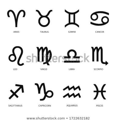 Stock fotó: Collection Of Zodiac Signs