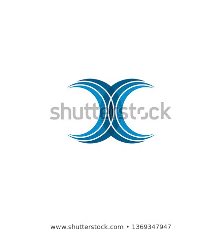 Stock fotó: Water Wave Interference Collision Vector Icon
