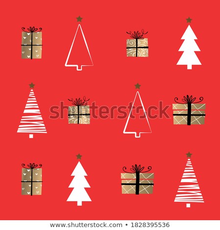 ストックフォト: Vector Seamless Pattern For Happy New Year And Merry Christmas I