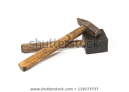 Stock photo: Aged Claw Hammer On Old Wood