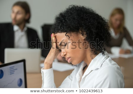 Zdjęcia stock: Businesswoman With Problems