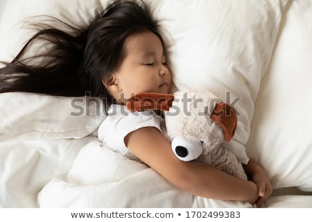 Сток-фото: Girl With Her Stuffed Animal