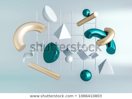 Stock photo: Pyramid 3d Rendered Image