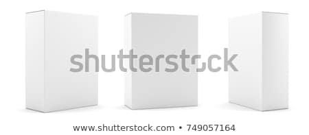 Stock photo: White Product Package Box Mock Up Template