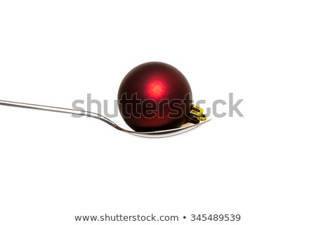 Stockfoto: Xmas Ball In The Spoon