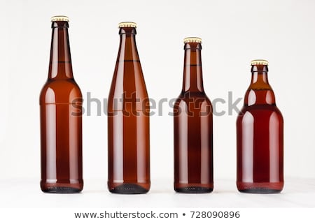 Stockfoto: Brown Longneck Beer Bottle 330ml Mock Up