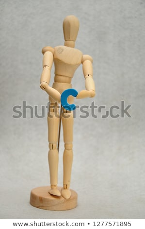 Stok fotoğraf: Wooden Mannequin C