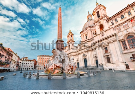 Stock photo: Fontana Dei Quattro Fiumi At Piazza Navona In Rome Italy