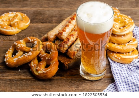 Foto stock: Bavarian Veal Sausage