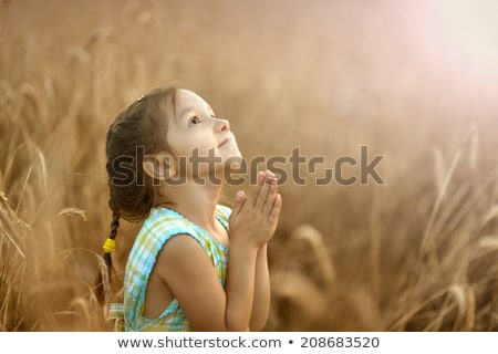 Stock photo: Little Girl Praying