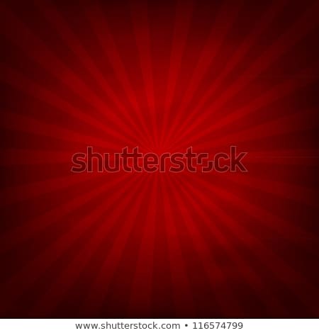 ストックフォト: Vintage Dark Red Sunburst Background