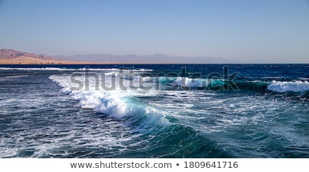 Zdjęcia stock: Raging Sea With Furious Waves