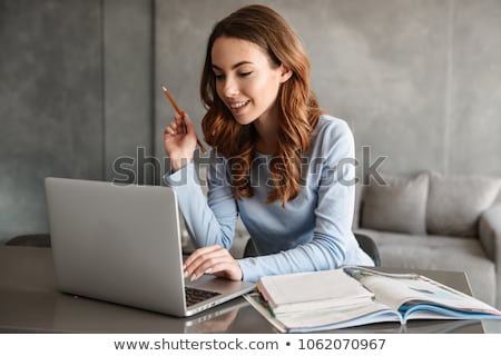 Stok fotoğraf: Woman Studying