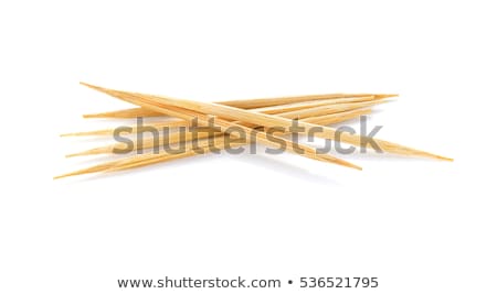 ストックフォト: Pile Of Wooden Toothpicks