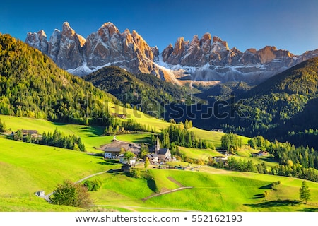Stock photo: Landscape In The Alps Italy