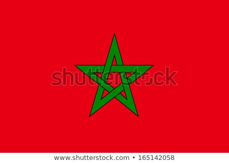 Foto d'archivio: Morocco Flag Vector Illustration