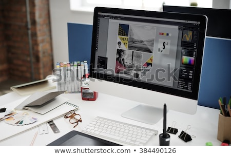 Foto stock: Designers Working In Studio