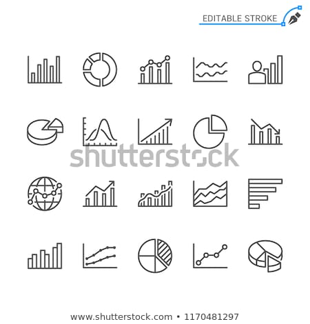 Foto stock: Analytics Chart Icon