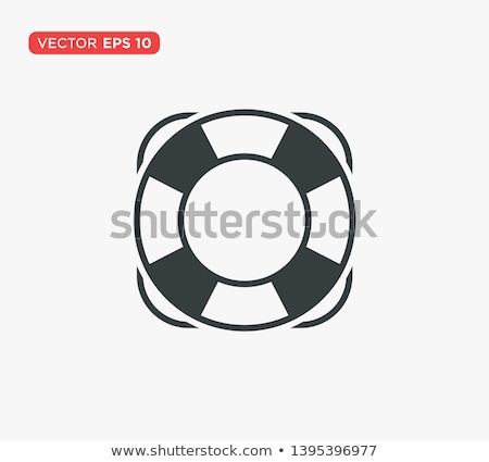 Stok fotoğraf: Vector Lifebuoy Life Buoy Icon