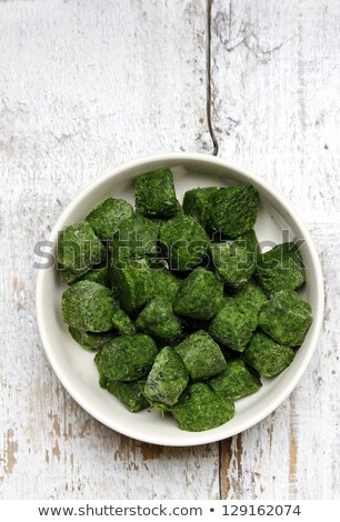 Сток-фото: Frozen Chopped Spinach