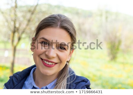 Сток-фото: Smiling Caucasian Woman