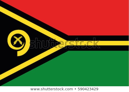 Foto stock: Vanuatu Flag Vector Illustration