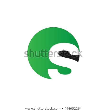 ストックフォト: Letter S Green Orange Logo Logotype Vector Icon