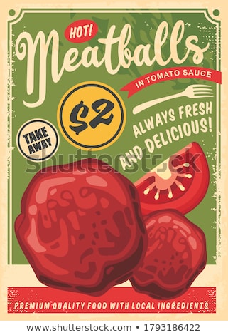 Stok fotoğraf: Meatballs With Sauce