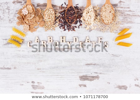 Foto stock: Healthy Products Sources Of Carbohydrates
