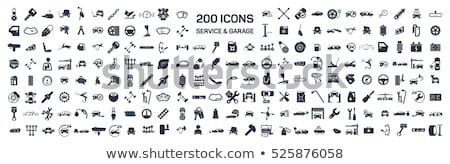 Stock fotó: Car Service Icon Set