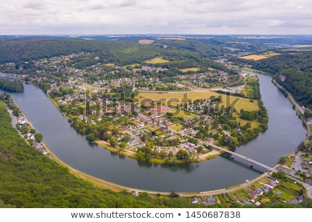 Stock photo: Aerial View Of Dinant Town Belgium