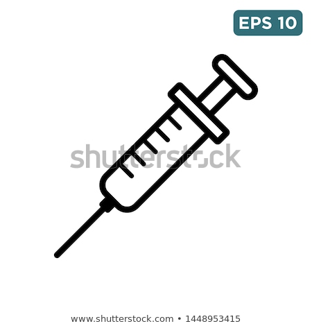 ストックフォト: Vector Syringe Icons