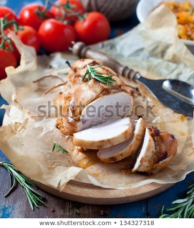 Stock fotó: Pastrami Of Turkey Breast