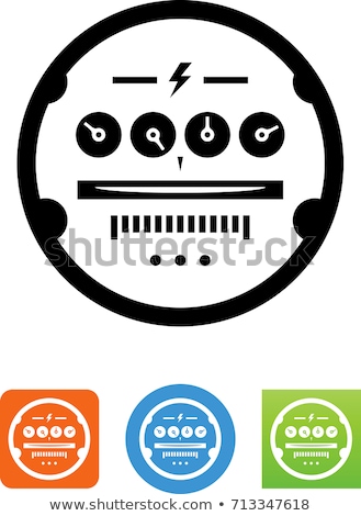 Stock fotó: Electric Meter Icon