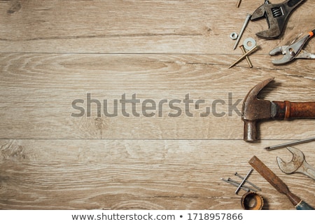 Stock fotó: Tools On The Workbench