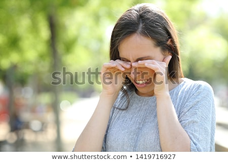 Stock photo: Itching Eye