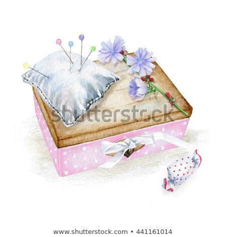 [[stock_photo]]: Nice And Beautiful Cushion With Bow