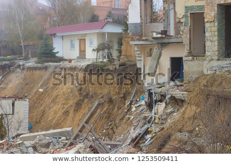 Zdjęcia stock: Landslide Destruction