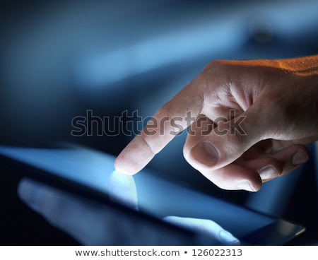 Stock fotó: Touch Pad In Hands